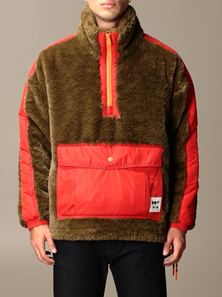 Oof Wear: Oof Wear Anorak sweatshirt in synthetic fur and nylon