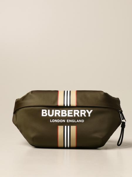 BURBERRY: Bum belt bag in eco nylon - Military