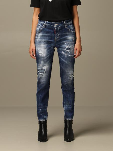 Profeet Pickering huilen Dsquared2 Outlet: Cool girl skinny fit jeans with breaks - Denim | Dsquared2  jeans S75LB0383 S30342 online on GIGLIO.COM