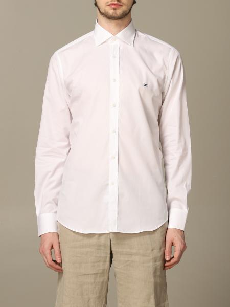 Xc Outlet: cotton shirt with embroidered logo - White | Shirt Xc DP2 2G