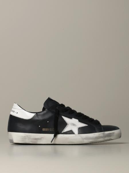 golden goose black snake sneakers