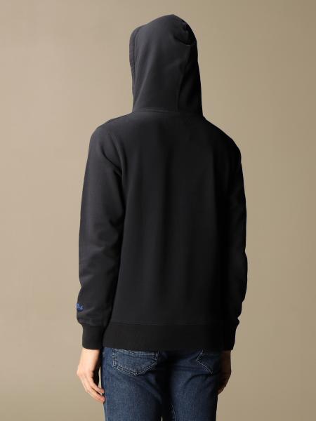 MC2 SAINT BARTH: Felpa con scritta champagne e montagne - Blue | Felpa Mc2  Saint Barth TRIBECA MONCHAMP 61 GIGLIO.COM