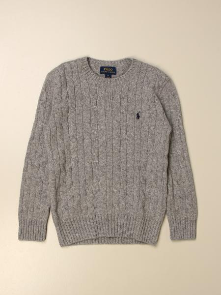 Polo Ralph Lauren Toddler Outlet: crewneck sweater in cable-knit ...