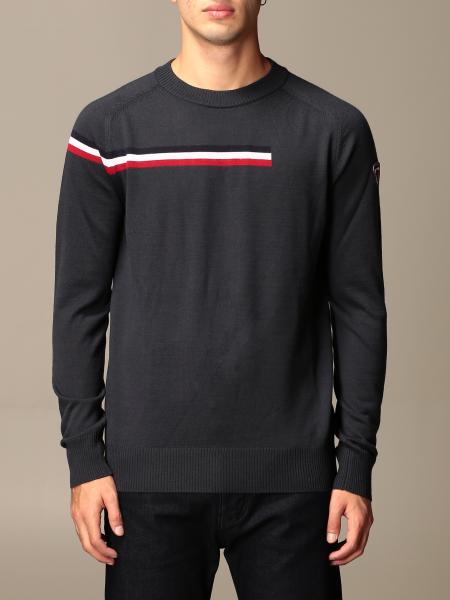 Rossignol Outlet: Diago crewneck sweater with striped band - Grey ...