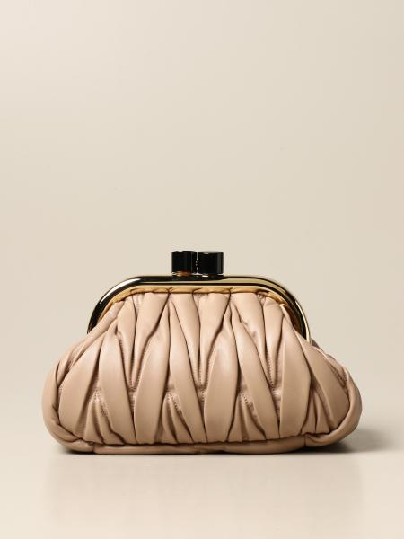 miu miu matelassé leather pouch