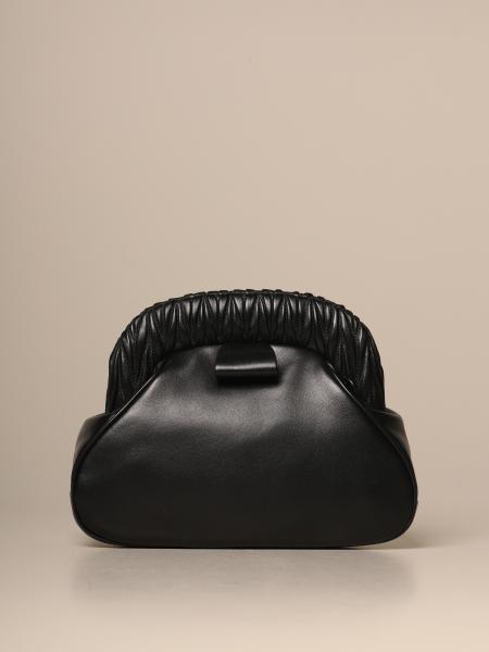 Miu Miu, Bags, Miu Miu Black Leather Shoulder Bag