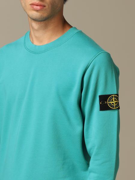 stone island powder blue sweatshirt