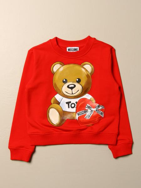 red teddy sweater