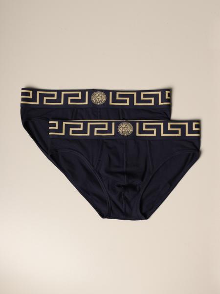 VERSACE: underwear for men - Blue | Versace underwear AU10180 A232741 ...
