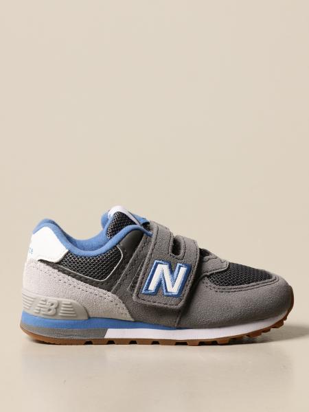 New Balance Outlet: 574 sneakers and mesh - Grey | New Balance shoes IV574 ATR online on GIGLIO.COM
