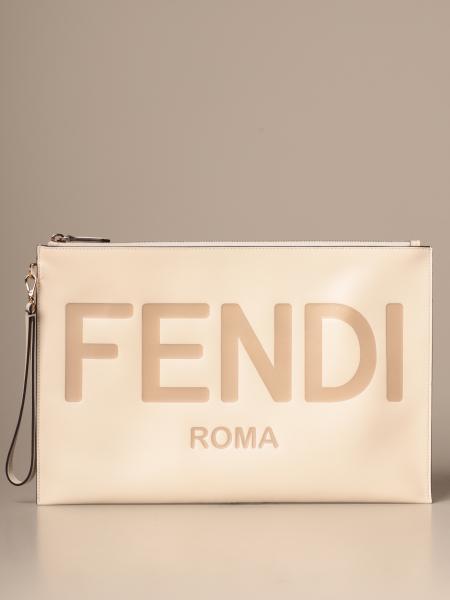 fendi clutch pink