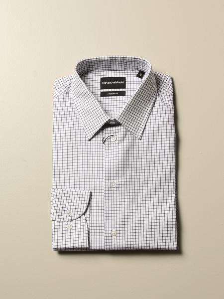 Camicia Emporio Armani in cotone a quadri
