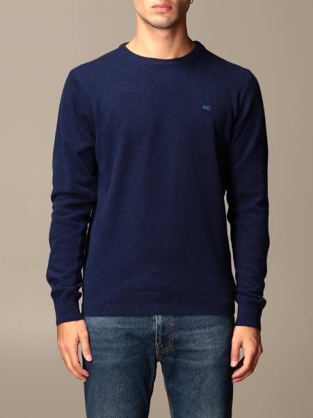 XC sweater in basic eco cashmere with logo