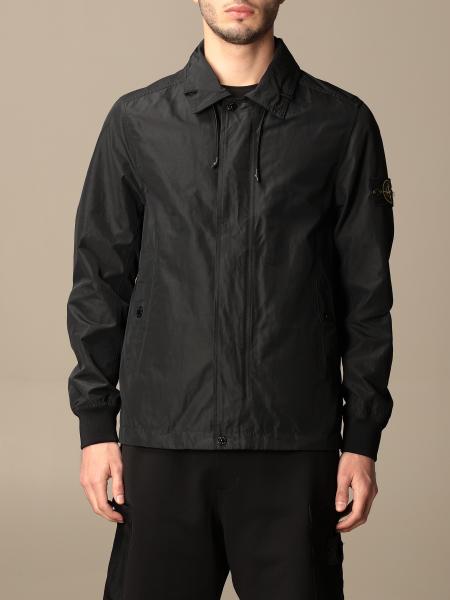 Stone Island jacket in opaque nylon polyester rep