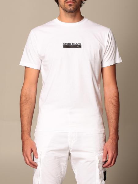 Stone Island basic cotton t-shirt with logo print