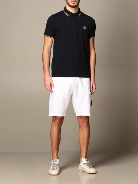 stone island navy polo