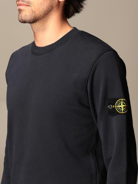 stone island powder blue sweatshirt