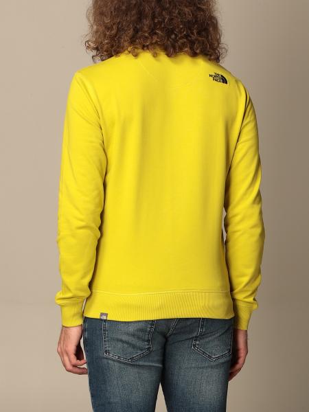 north face yellow sweatshirt