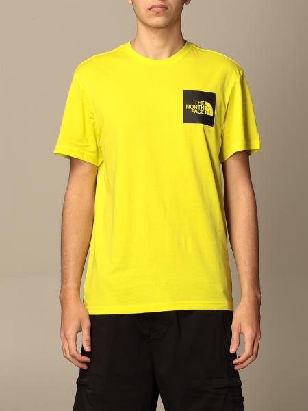 THE NORTH FACE: Core t-shirt in cotton with print - Yellow | The North ...