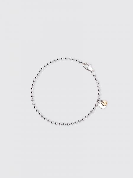 Bollicine Dodo silver bracelet with silver and rose gold plates