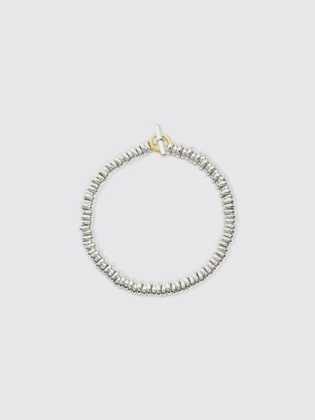 Dodo gioielli: Bracciale rondelle argento. anello brisé in oro giallo