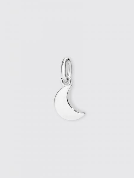 Dodo women's accessories: Dodo moon pendant in 18 kt white gold