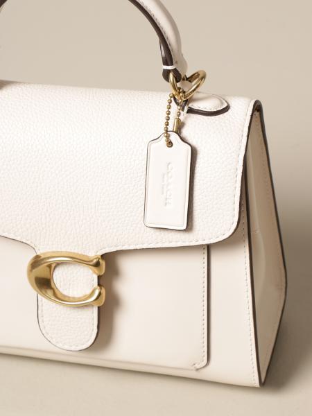 COACH: Sac port?� ?�paule femme - Blanc | Sac Port?� Main Coach 636 GIGLIO.COM