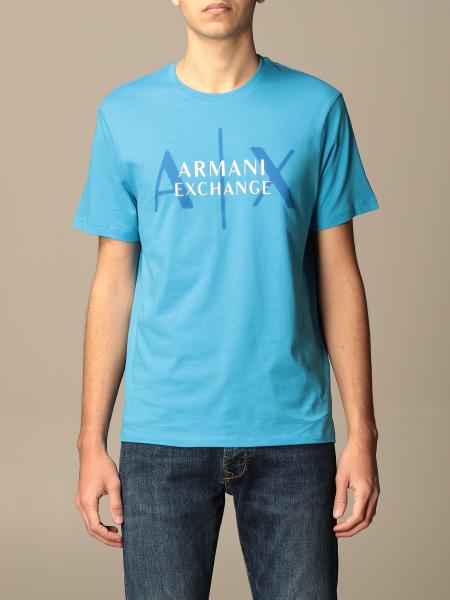blue armani exchange t shirt