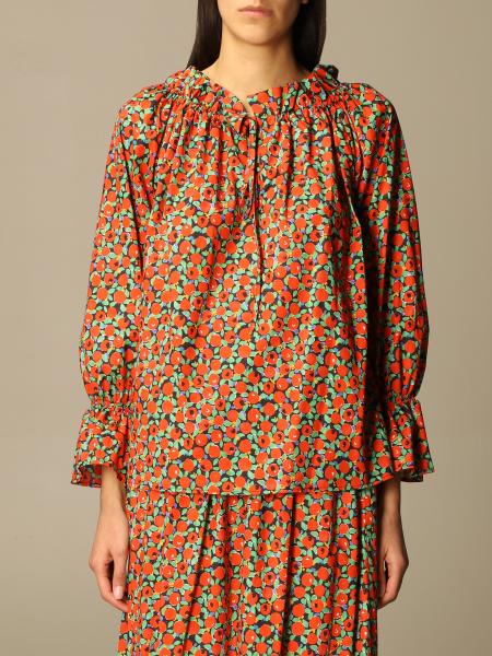 L'autre Chose blouse in patterned cotton
