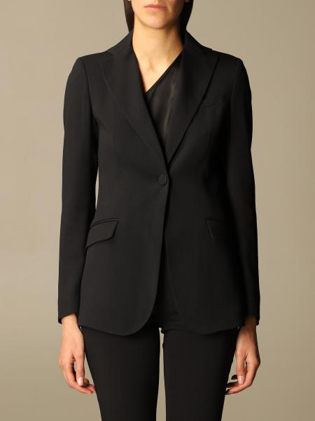L'autre Chose single-breasted jacket in crepe