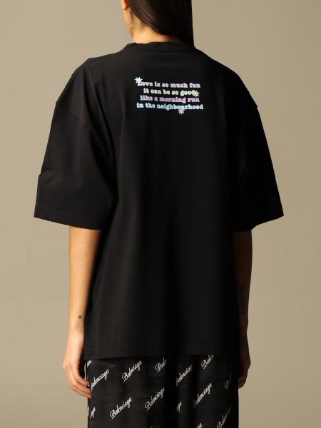 balenciaga paris black shirt