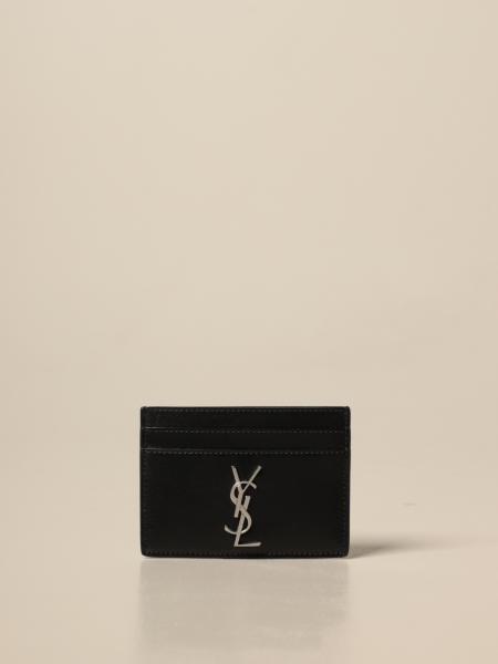 saint laurent mens card wallet