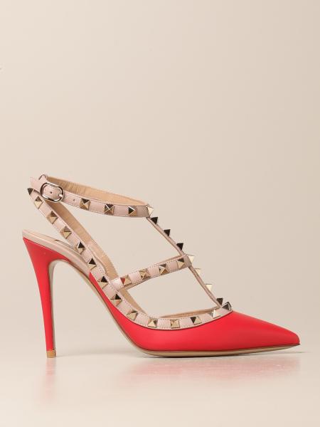 GARAVANI: Rockstud pumps leather | Valentino Garavani high heel shoes VW2S0393 VOD online on GIGLIO.COM