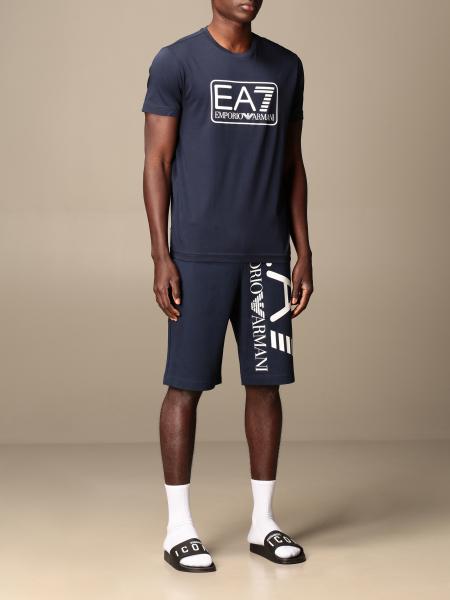 blue ea7 shorts