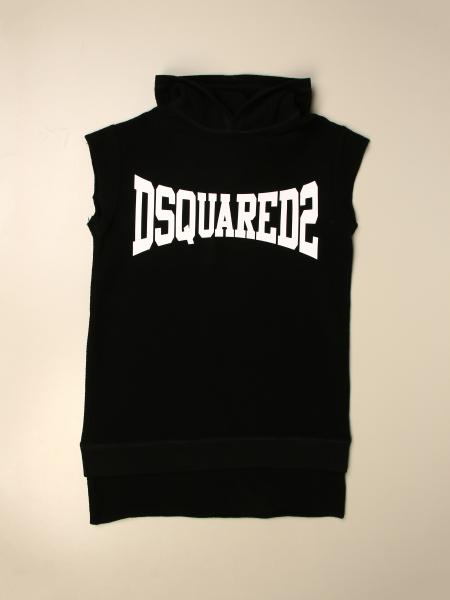 Dsquared2 Junior sweatshirt dress in cotton with logo