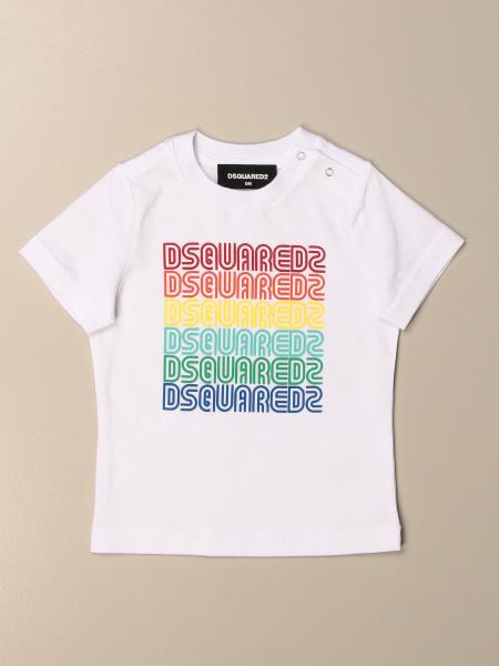 T-shirt Dsquared2 Junior con logo multicolor
