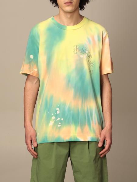 Paura Di Danilo Paura: Paura T-shirt by Danilo Paura in tie dye cotton