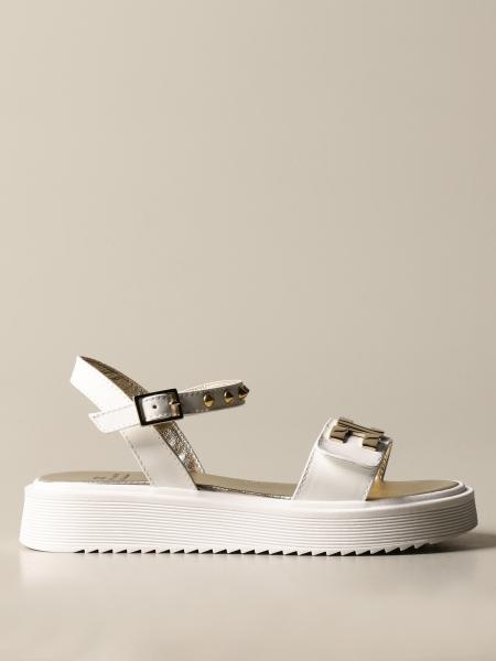 Sandalo a fascia Elisabetta Franchi in pelle