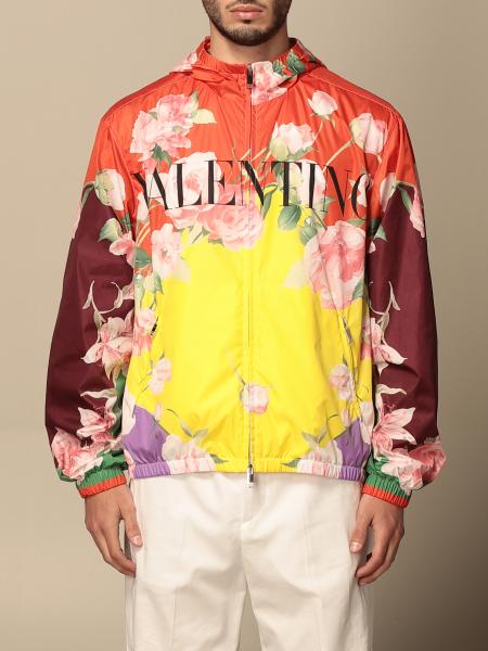 Valentino nylon jacket with logo pattern