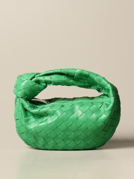 Bottega Veneta green Mini Leather Jodie Bag