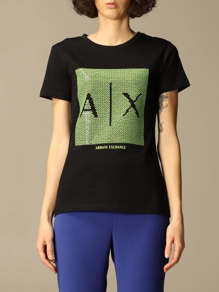 armani exchange black t shirts