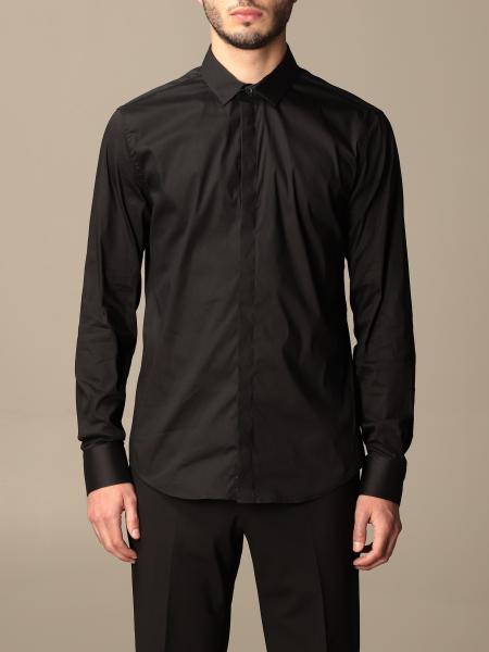 Emporio Armani shirt in stretch cotton blend
