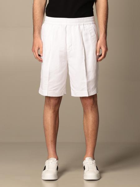 white jogging shorts