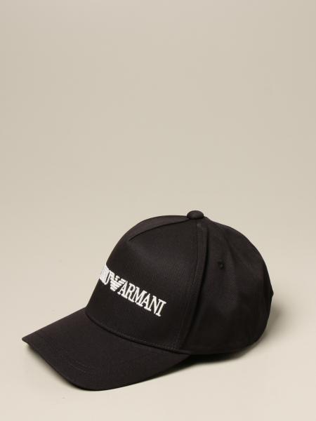 EMPORIO ARMANI: baseball hat - Black | Emporio Armani hat 627563 1P553 ...