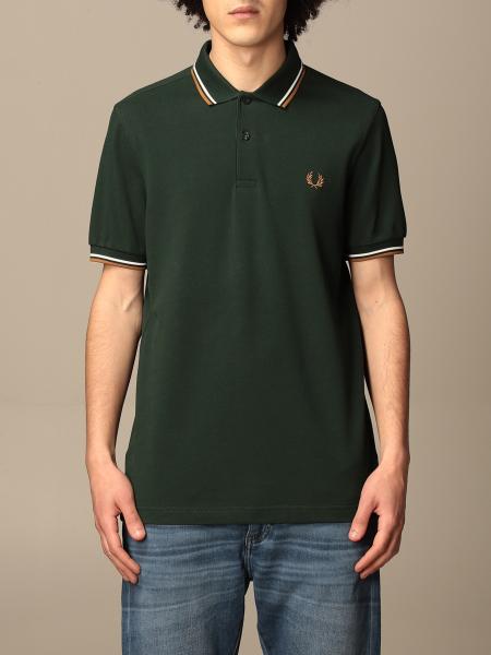 FRED PERRY: polo shirt for man - Green | Fred Perry polo shirt M3600 ...