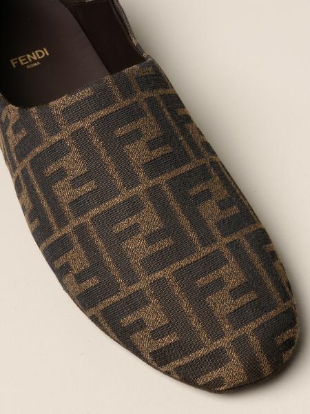 fendi ff jacquard slippers