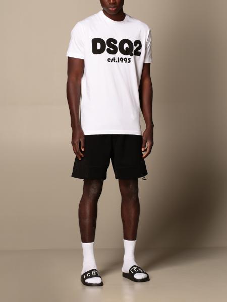 DSQUARED2: basic t-shirt with logo | T-Shirt Dsquared2 Men White 