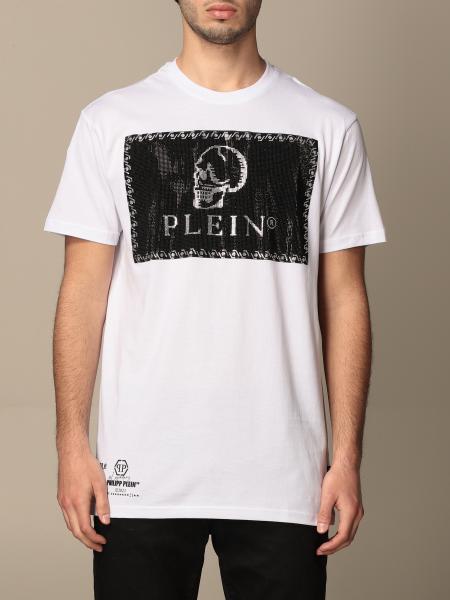 Orthodox Visa Kwijtschelding Philipp Plein Outlet: cotton t-shirt with skull - White | Philipp Plein t- shirt PAAC MTK5082 PJY002N online on GIGLIO.COM