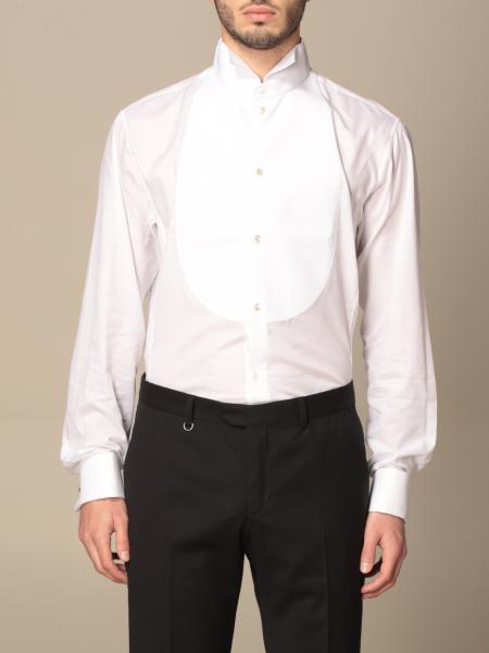 Giorgio Armani shirt in cotton with diplomatic collar