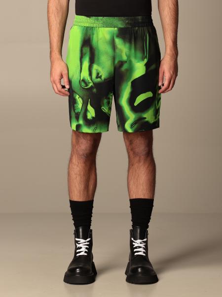Ghost jogging shorts by McQ in printed silk